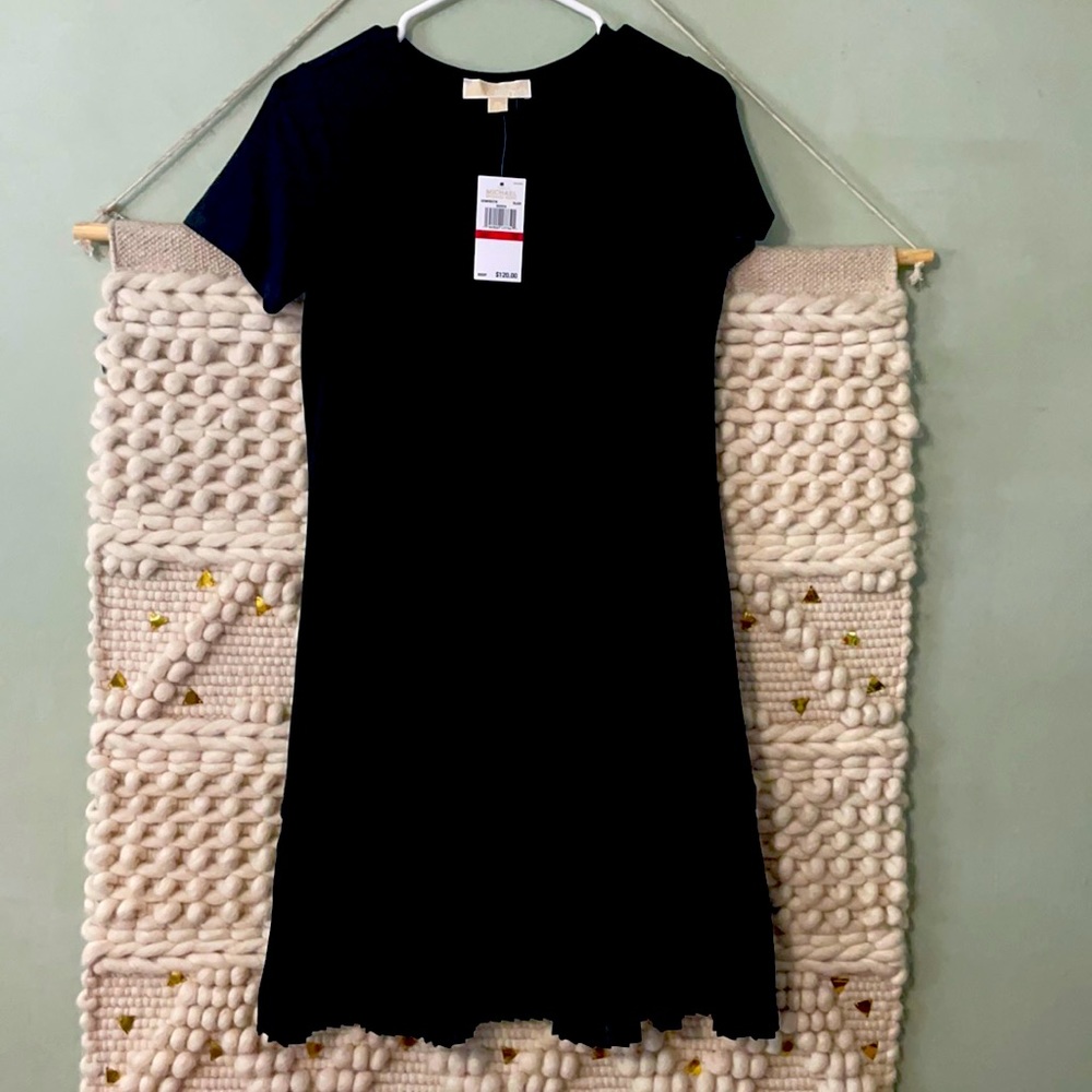 Michael Michael kors black dress with pleats